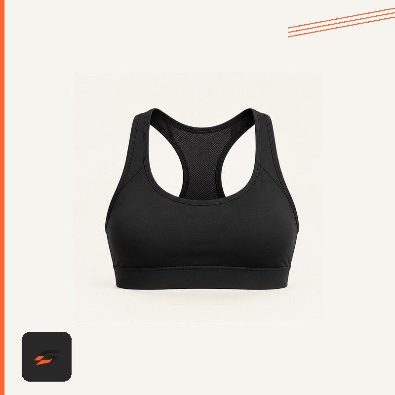 Gativo Active Gativo Flow Studio Sports Bra with Gativo brand motion-mark treatment