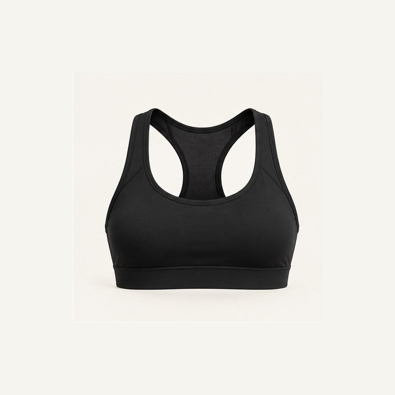 Studio mock product photograph for gativo flow studio sports bra