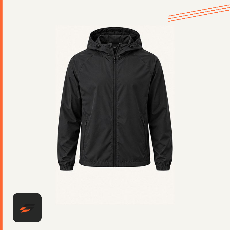 Gativo Active Gativo Lightweight Track Jacket with Gativo brand motion-mark treatment