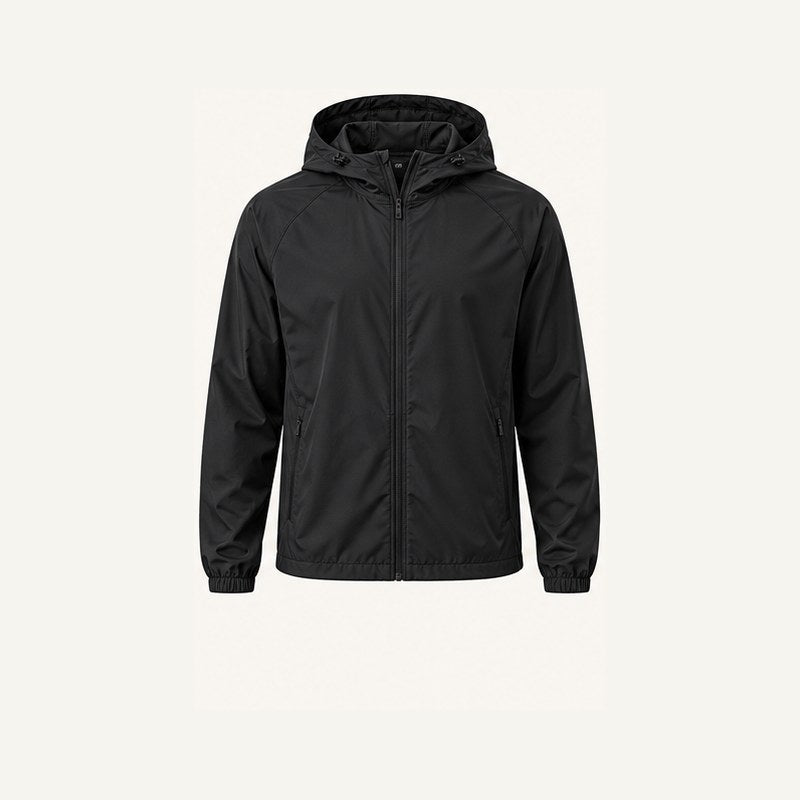 Gativo Lightweight Track Jacket, black, product photograph