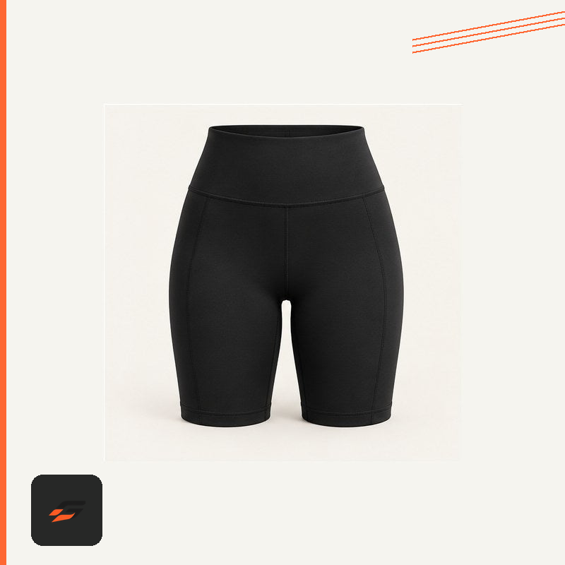 Gativo Active Gativo Move Bike Shorts with Gativo brand motion-mark treatment