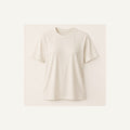 Studio mock product photograph for gativo relaxed recovery tee