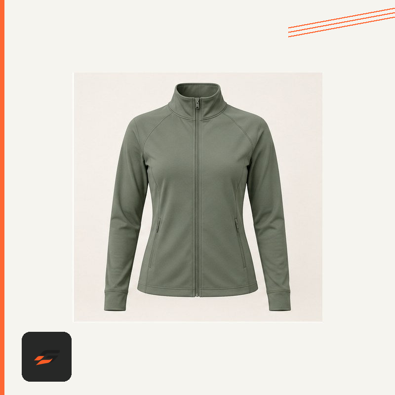 Gativo Active Gativo Zip Training Jacket with Gativo brand motion-mark treatment